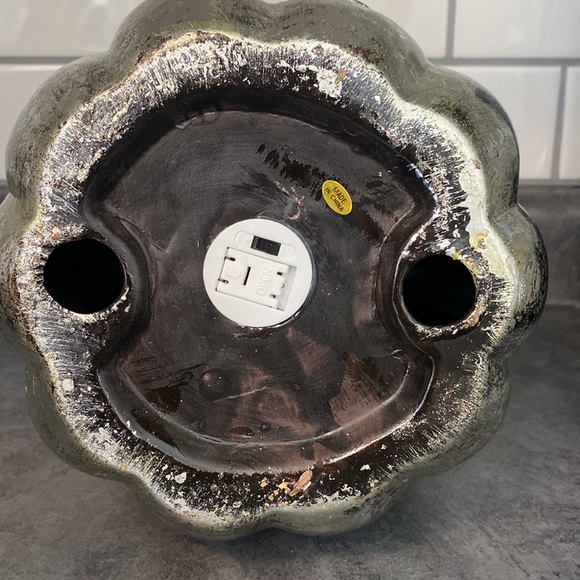 Ceramic Halloween Light UP Pumpkin Stack - Picture 4 of 7